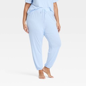Women's Cooling Jersey Jogger Pajama Pants - Auden™ - 1 of 3