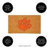 EvergreenNCAAClemson Tigers Logo Natural Coir 28 x 16 Inches Indoor Outdoor Doormat - 4 of 4