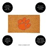 EvergreenNCAAClemson Tigers Logo Natural Coir 28 x 16 Inches Indoor Outdoor Doormat - image 4 of 4