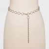 Women S O Ring Chain Belt Wild Fable Silver L Target