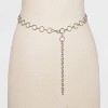 Women S O Ring Chain Belt Wild Fable Silver L Target