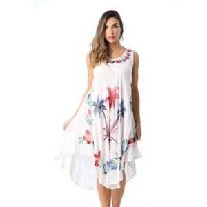 Riviera Sun Tie Dye Summer Dress - Beach Cover Up - 1 of 4