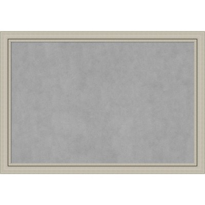 Romano Silver Framed Magnetic Board with Steel Surface