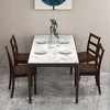 Tangkula Set of 4 Dining Chairs Ladder Back Armless Side Chair w/ Solid Rubber Wood Legs - 2 of 4