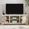 Dexmalle Farmhouse Rattan TV Stand Console Table for TVs up to 70 Inches - 2 of 4