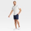 Men's Short Sleeve Poplin Shirt - Goodfellow & Co™ Aqua Blue - 3 of 3