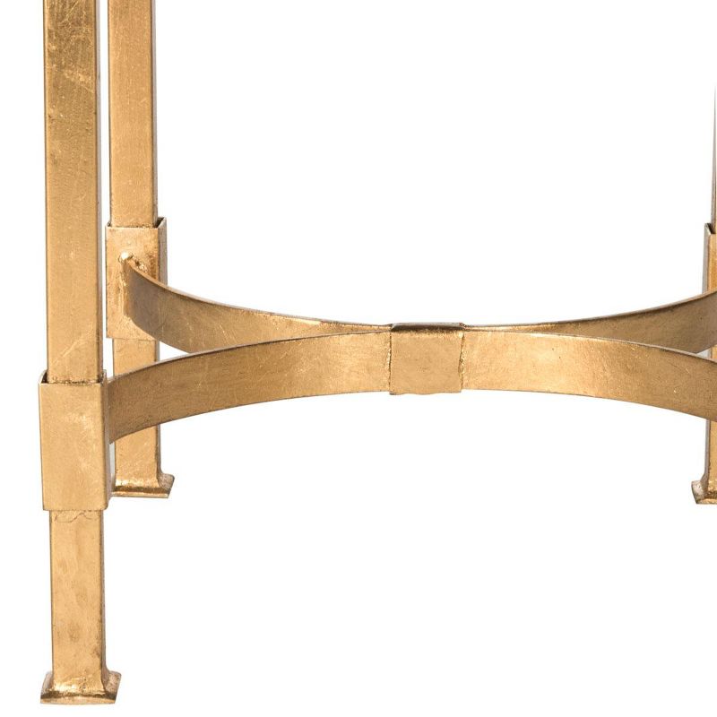 Halyn End Table - Gold/Mirror - Safavieh., 4 of 5