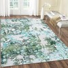Abstract Rug, Non Slip Washable Area Rug  Low Pile Non-Shedding Throw Carpet for Bedroom, Living Room, Laundry Room - 2 of 4