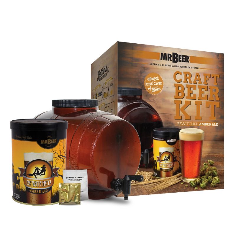 Mr. Beer Bewitched Amber Ale Craft Beer Making Kit, 1 of 2