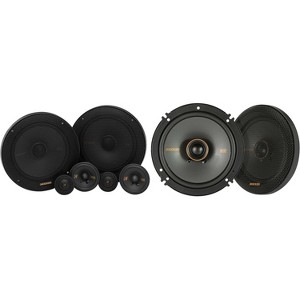 Kicker 51KSS365 KS-Series 6.5" Woofer, 2.75" and 1" Tweeter, 3-way Component System  w/ 51KSC6504 6.5" Coaxial Bundle - 1 of 4