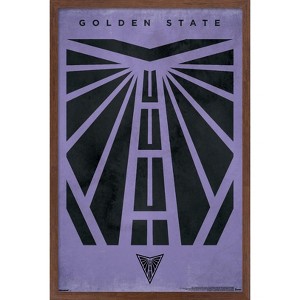 Trends International WNBA Golden State Valkyries - Logo 25 Framed Wall Poster Prints - 1 of 4