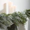 60"L Sullivans Artificial Norfolk Island Cedar Christmas Garland, Green, Indoor Christmas Decor - 3 of 4