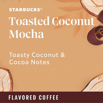 Starbucks Toasted Coconut Mocha Medium Roast Keurig K-Cup Coffee Pods - 22ct