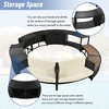 Outdoor Patio Rattan Spa Surround Frame Sofa Set with Storage Spaces, Bench and Cushions - 4 of 4