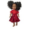 Doll Clothes Superstore Handmade Red Glitter Dress Fits Our Generation American Girl And My Life Dolls - 2 of 4