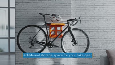 WFX Utility™ A704D8C0183B418BAF53D119E0F39EEC Wheelsup Series Bike Wall Mount With Shelf And Hooks
