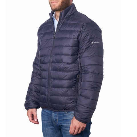 Мужские куртки Alpine Swiss Niko Men’s Puffer Jacket | Warm Down Alternative Insulated Coat | Packable, Water-Resistant & Windproof Winter Outerwear with Zipper