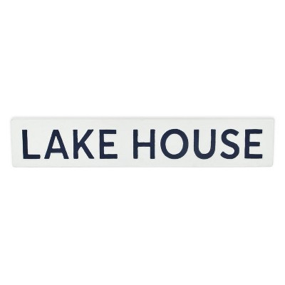 Cheung's Roven Horizontal Lake House Sign Off White
