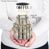 Big Dot of Happiness But First, Coffee - DIY Cafe Themed Party Money Holder Gift - Cash Cake - 2 of 4
