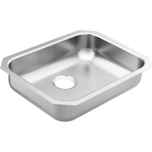 Moen Gs18195b 1800 Series 23 1 2 Undermount Single Basin Stainless Steel Kitchen Sink