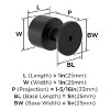 Amerock Balon Round Knob for Cabinets, Drawers, and Furniture - 3 of 4