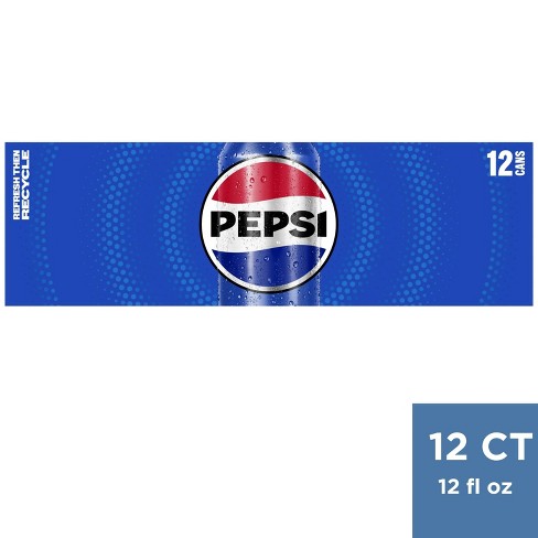 Soda : Fl Target Cans - Pepsi Cola Oz 12pk/12