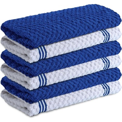 Cotton Kitchen Towels, Ultra Soft Tea Towel, Super Absorbent Terry Dish Towels for Kitchen Linens, 15x25 Inch