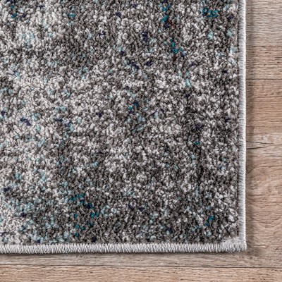 Noreen Gray Abstract Handmade Synthetic Area Rug