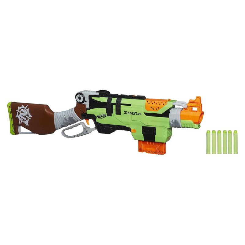 NERF Zombie Strike SlingFire Blaster, 1 of 2