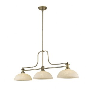 Z-Lite Melange 3 - Light Chandelier in  Heritage Brass - 1 of 1