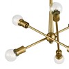 Kichler Lighting Armstrong 6 - Light Chandelier in  Natural Brass - 4 of 4