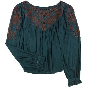 Free People Womens Everything I Know Peasant Blouse - 1 of 1