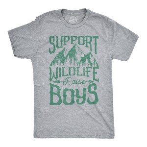 Support Wildlife Raise Boys T-Shirt Funny Tee
