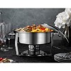 Kook Stainless Steel Chafing Dish with Glass Lid and Rack, Silver, 4.5 Qt - 2 of 4