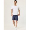 Lars Amadeus Men's Summer Slim Fit Flat Front Plaid Dress Shorts - 3 of 4