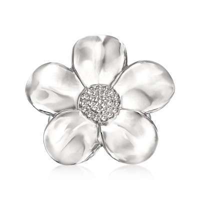 Ross-Simons Italian Sterling Silver Flower Ring