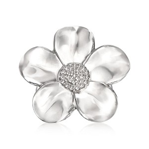 Ross-Simons Italian Sterling Silver Flower Ring - 1 of 4