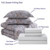 7pc Watercolor Paisley Bed-in-A-Bag Printed Comforter Set by Sweet Home Collection® - 2 of 4