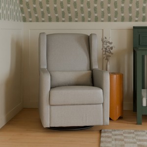 Carter's by daVinci Arlo Recliner and Swivel Glider Performance Grey Linen