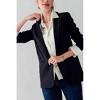 Women's Basic Blazer With Cuffed Sleeves - LOVE TREE - 2 of 2