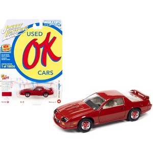 1991 Chevrolet Camaro Z28 1LE Bright Red "OK Used Cars" Series Ltd Ed to 18056 pcs 1/64 Diecast Model Car by Johnny Lightning - 1 of 3