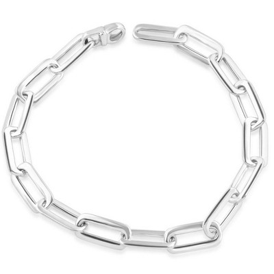 Pompeii3 Men's Round Link 14k Gold (19gram) or Platinum (32gram) 6.5mm Bracelet 8.5"