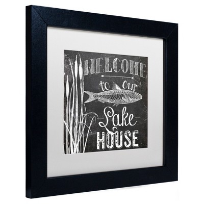 Trademark Fine Art -Color Bakery 'Lake House I' Matted Framed Art