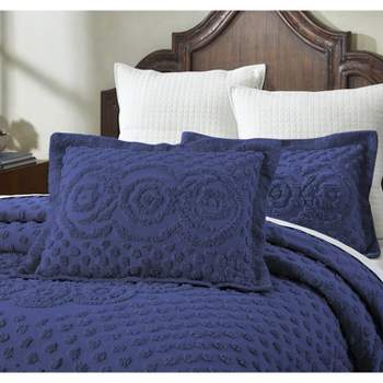 Heirloom Collection 100% Cotton Tufted Chenille Sham - Better Trends