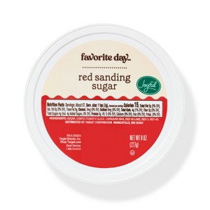 Christmas Red Sanding Sugar - 8oz - Favorite Day™ - 1 of 3
