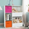 DOMETOUR 6 Piece Cube Storage Bins, 11 Inch Collapsible Storage Cube Organizer with Handle - 4 of 4