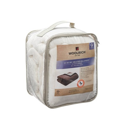 Twin Ivory Knitted Reversible Heated Blanket