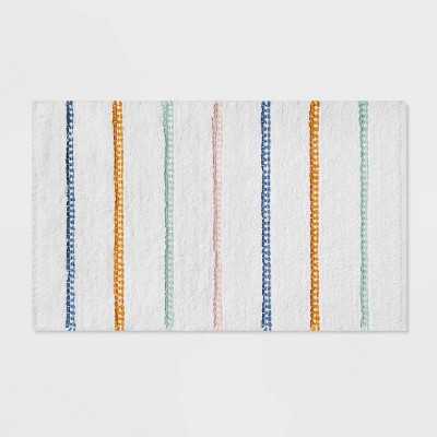 Turquoise Serape Bath Mat 20 x 32