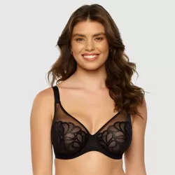 Paramour Women's Lotus Embroidered Unlined Bra