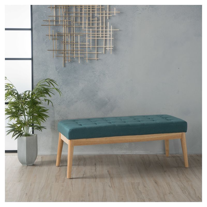 Saxon Upholstered Bench - Christopher Knight Home, 5 of 8